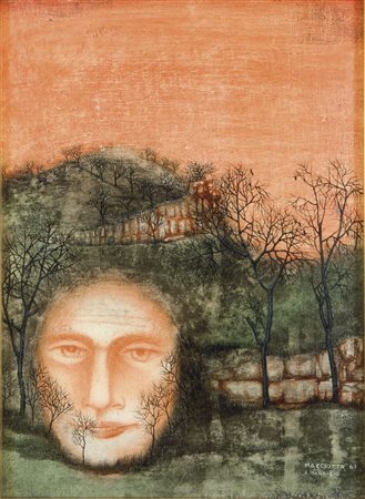 MACCIOTTA GIOVANNI (Torino 1927 - 1993 Coassolo (TO)) - "San Maurizio" 1967,...