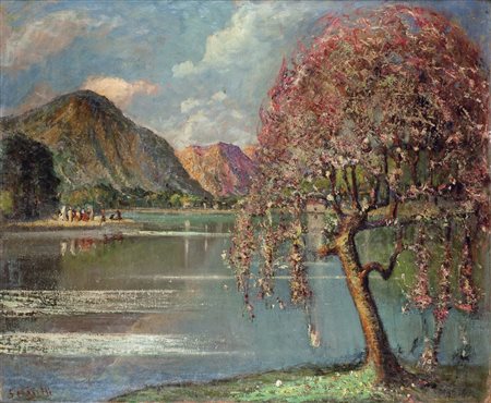 VERCELLI GIULIO ROMANO (Marcorengo (TO) 1871 - 1951 Torino) - "Scorcio del...