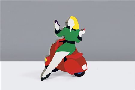 LODOLA MARCO (Dorno (PV) 1955) - "Pin up" 2011, 94,5x74x12 plexiglas. Opera...