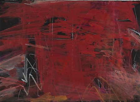 RUGGERI PIERO (Torino 1930 – 2009) - "Radura" 2007, 66x48 tempera su carta...