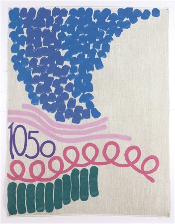 GRIFFA GIORGIO (TORINO 1936) - "Sezione aurea - finale 343" 2010, 94x73 olio...