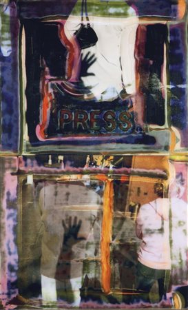 GALIMBERTI MAURIZIO (Como 1956) - "Shadow press", 97x60 stampa in lambda...