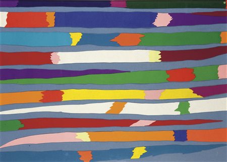 DORAZIO PIERO (Roma 1927 - 2005 Todi) - "Senza titolo" 1975, 81x114 multiplo...