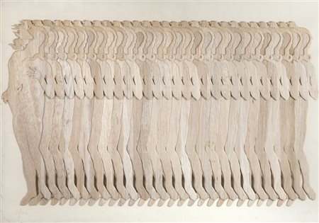 CEROLI MARIO (Castelfrentano (CH) 1938) - "La Venere del Botticelli", 57,5x97...