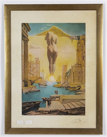 SALVADOR DALI' La Main de Dali retirant la Toison d'Or.