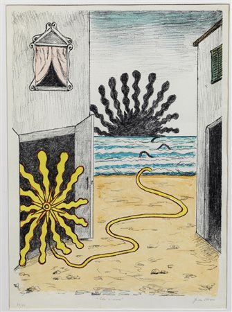 GIORGIO DE CHIRICO Sole e mare.