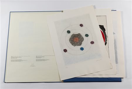 EUGENIO CARMI Lotto composto da n.3 fogli. Senza titolo.