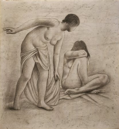 UBALDO OPPI Donne al mare.