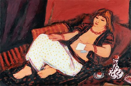 GIULIO DA MILANO<BR>F 1895 - 1990 Torino<BR>"Odalisca"