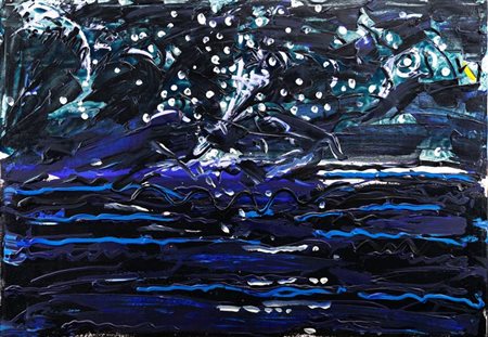 MARIO SCHIFANO<BR>Libia 1934 - 1998 Roma<BR>"Senza titolo"