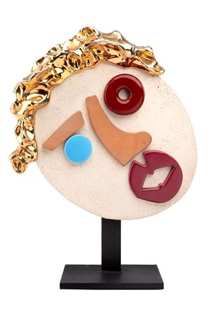 ENRICO BAJ<BR>Milano 1924 – 2003 Vergiate<BR>"La favorita del presidente" 1992