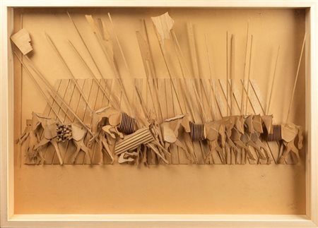 MARIO CEROLI<BR>Castelfrentano (CH) 1938<BR>"Cavalli" 1968