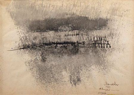 EMILIO SCANAVINO<BR>Genova 1922 - 1986 Milano<BR>"Senza titolo" 1955