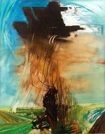 GIUSEPPE ZIGAINA<BR>Cervignano del Friuli (UD) 1924-2015<BR>"Senza titolo"