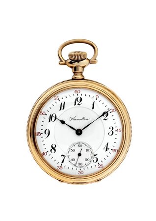 HAMILTON<BR>Orologio da tasca, anni '40