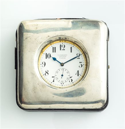 FEDERICO TORNOTTI<BR>Orologio di grandi dimensioni, 8 giorni di carica, 1890 ca