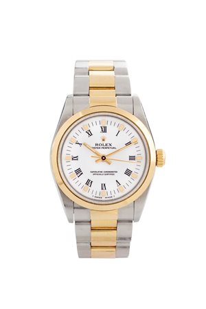 ROLEX<BR>"Oyster Perpetual Date", ref. 67483, anno 1997