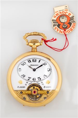 HEBDOMAS<BR>Orologio da tasca, 8 giorni di carica, serie recente