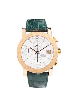 GIRARD PERREGAUX<BR>Cronografo a tre contatori, ref.7000GBM, anni '90
