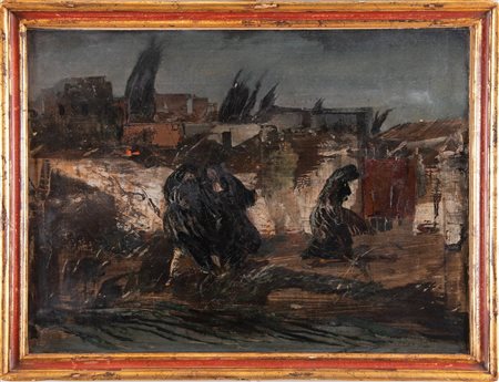 PIETRO ANNIGONI (Milano 1910 – Firenze 1988) “Una certa.. Murano”, 1971. Olio...