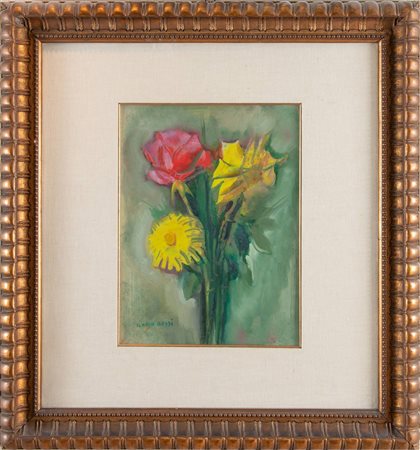 ILARIO ROSSI (Bologna 1911 - 1994) “Natura morta”. Olio su tavola. Cm 40x30....