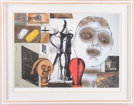 CONCETTO POZZATI (Vo’ 1935 – Bologna 2017) “”Prioritaria” per De Chirico”,...