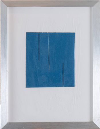 ACHILLE PACE (Termoli 1923) “Senza titolo”. Collage su cartoncino. Cm 18x16....