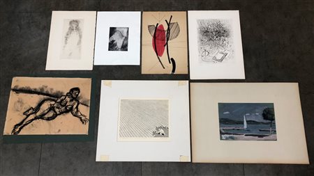 AUTORI VARI - Lotto unico di 15 opere