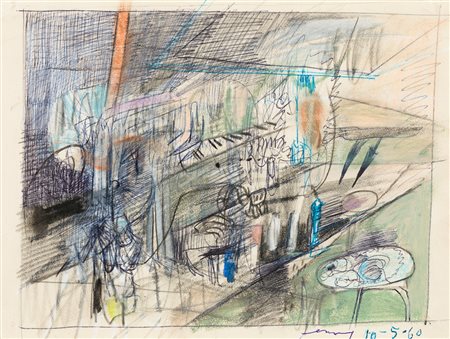 GIANFRANCO FERRONI (1927-2001) - Senza Titolo, 1960