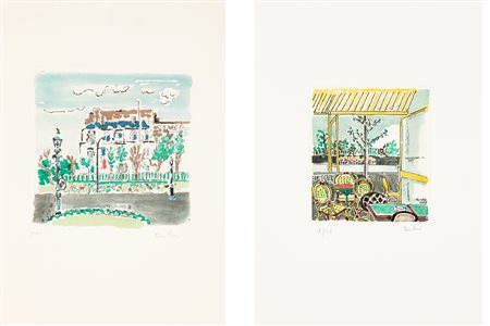 ORFEO TAMBURI (1910-1994) - Lotto unico di 2 grafiche