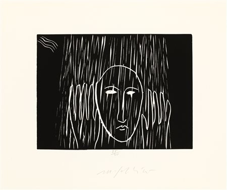 MIMMO PALADINO (1948) - Acquario, 1987