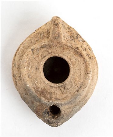 LUCERNA TARDO ROMANA - BIZANTINA<br>IV – VI secolo d.C. 