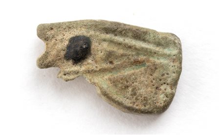 WEDJAT EGIZIANO IN FAIENCE<br>Dal periodo Tardo al periodo Tolemaico