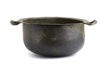 GRANDE PENTOLA IN BRONZO<br>Vicino Oriente Antico, epoca tardo ellenistica