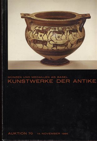 MUNZEN und MEDAILLEN A.G. Basel, Auktion 70. Sammlung Suter , Bolla Ferruccio. Antike Glaser, griechische, etruskische, und romischen bronzen. Sammlung Bolla F. Griechische Vasen, Etrurien