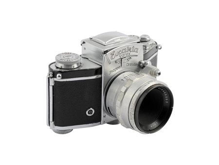 Ihagee Exakta Varex V Carl Zeiss Jena T 2.8/50 mm Macchina 35 mm SLR prodotta...