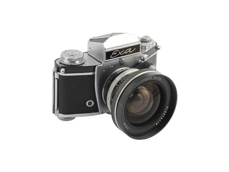 Ihagee Exa Varex IIA Carl Zeiss Jena Flektogon 4/25 mm Macchina 35 mm SLR...