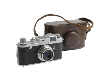 Gatto A.G. Sonne C4 Elionar Anastigmat T 3.5/5 cm Rarissima macchina 35 mm...