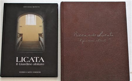 2 cataloghi delle opere dell'artista Riccardo Licata (1929-2014) "I QUADERNI...