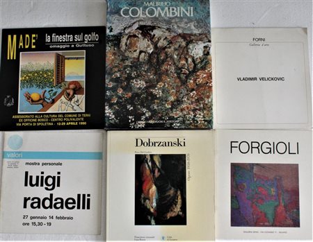 Cataloghi relativi ai seguenti artisti: Vladimir Velickovic, Attilio...
