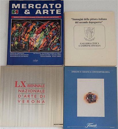 Cataloghi relativi alle mostre tenute nelle gallerie d'arte di: Milano 1988...