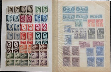 RACCOLTA FRANCOBOLLI: Raccoglitore di francobolli vari, provenienti dalla...