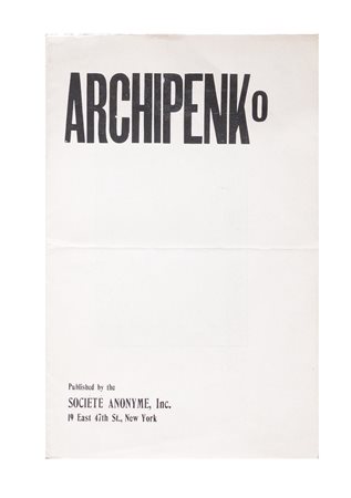 Archipenko, Alexander - Monografia d’arte (Futurismo russo)