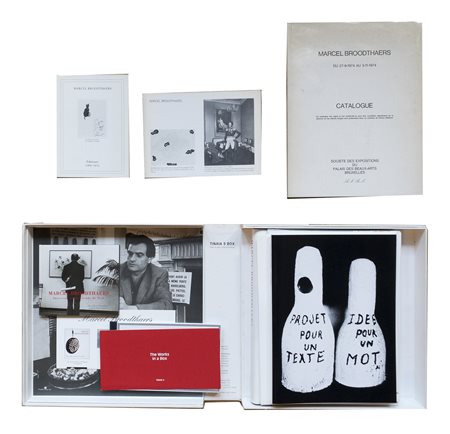 Broodthaers, Marcel - Due libri d’artista - Due cataloghi di mostre
