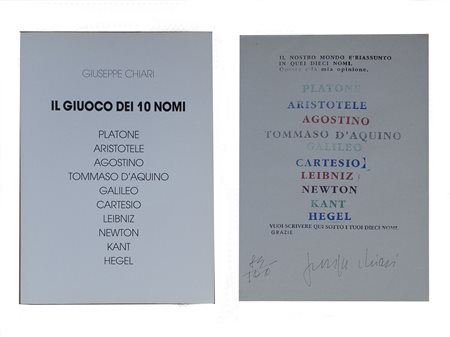 Chiari, Giuseppe - Libro d’artista