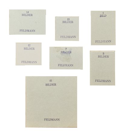Feldmann, Hans Peter - Libri d’artista