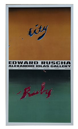 Ruscha, Edward - Poster - Catalogo di mostra