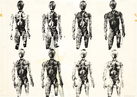 ANTONIO BUENO (1918-1984) - Sequenza di impronte, 1964