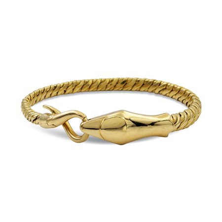 Pomellato, collezione "Eden" bracciale a serpentepeso 44,4 gr.in oro giallo...