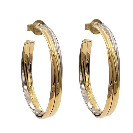 Cartier collezione "Trinity de Cartier" orecchinianni 90peso 10,7 gr.in oro...